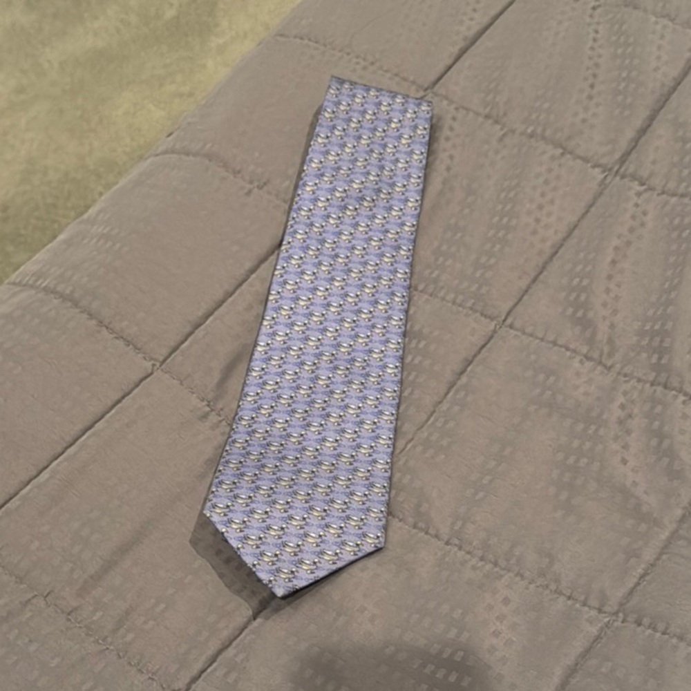 Vineyard Vines Blue Geometric Tie